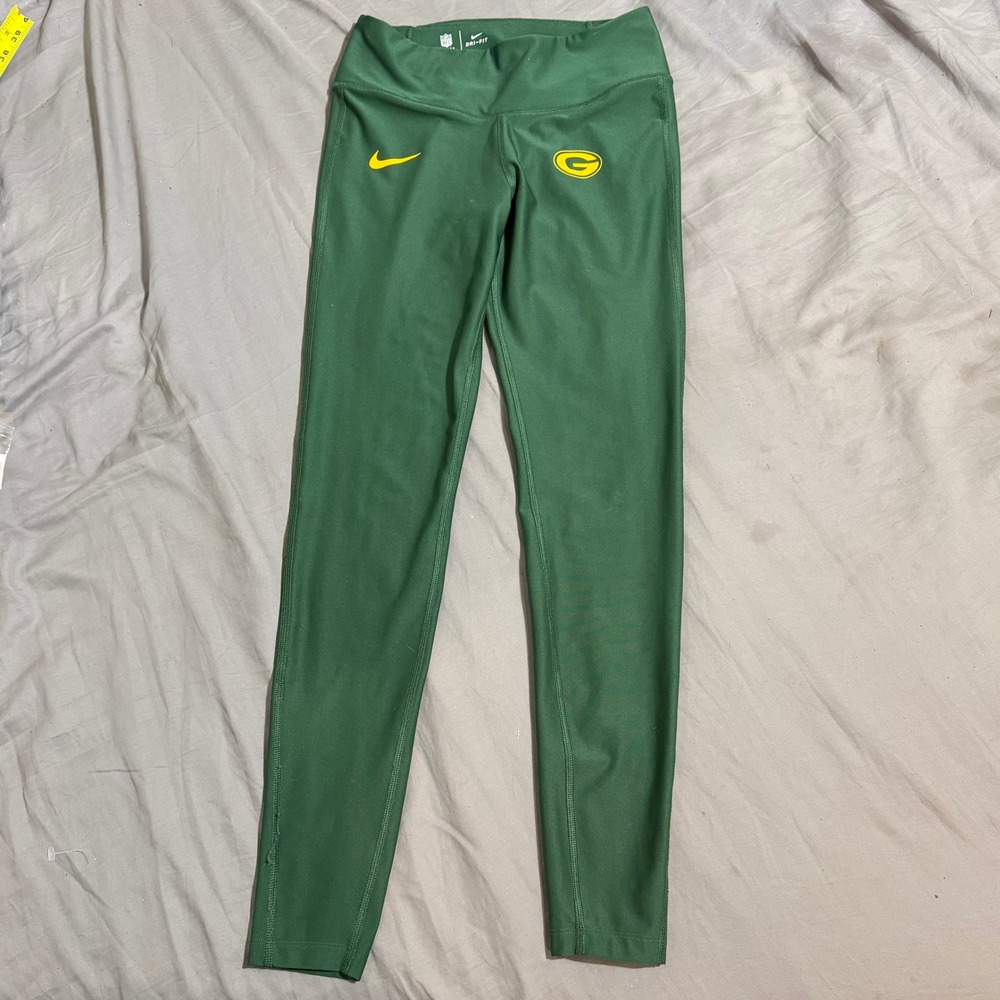 Nike Green Bay Packers Dri-FIT Leggings Wo NFL Team Apparel